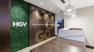 Custom wood panels by Materia Cabinetry in Orlando